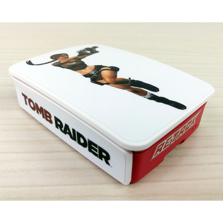 RetroK Case Stickers Heatsinks for Raspberry PI3 or PI4 - Tomb Raider