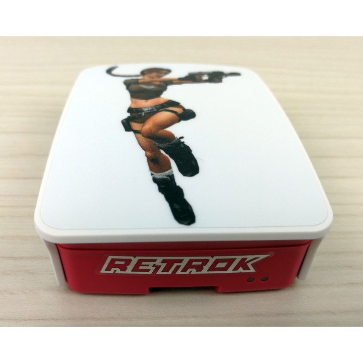 RetroK Case Stickers Heatsinks for Raspberry PI3 or PI4 - Tomb Raider