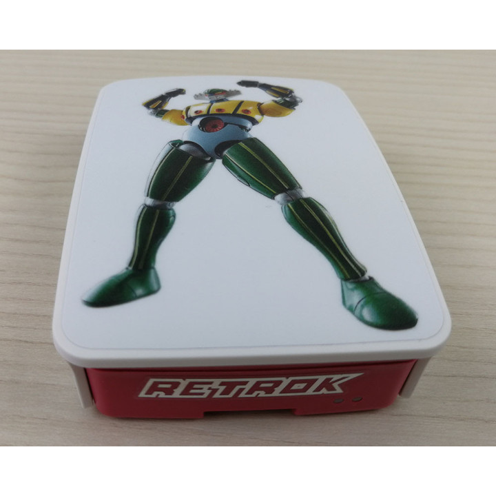 RetroK Case Stickers Heatsinks for Raspberry PI3 or PI4 - Jeeg Robot