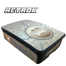 RetroK Case Stickers Heatsinks for Raspberry PI3 or PI4 - Bitcoin