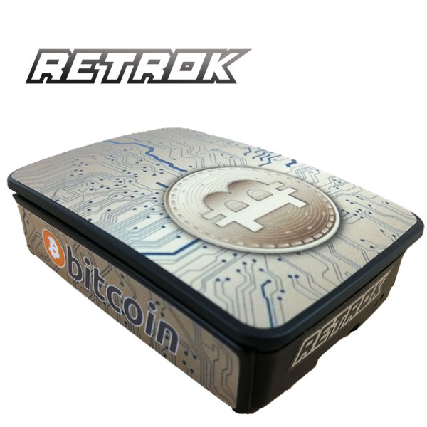 RetroK Case Stickers Heatsinks for Raspberry PI3 or PI4 - Bitcoin