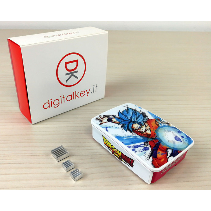 RetroK Case Stickers Heatsinks for Raspberry PI3 or PI4 - Dragon Ball