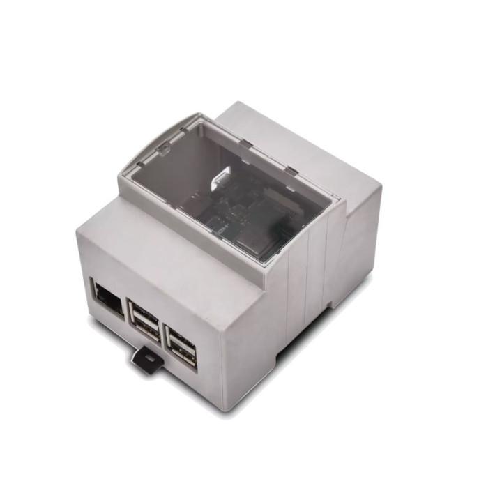 Modular Box Case for Raspberry PI3 on DIN Rail