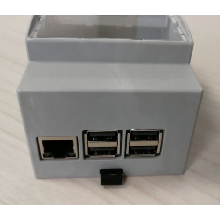 Modular Box Case for Raspberry PI3 on DIN Rail