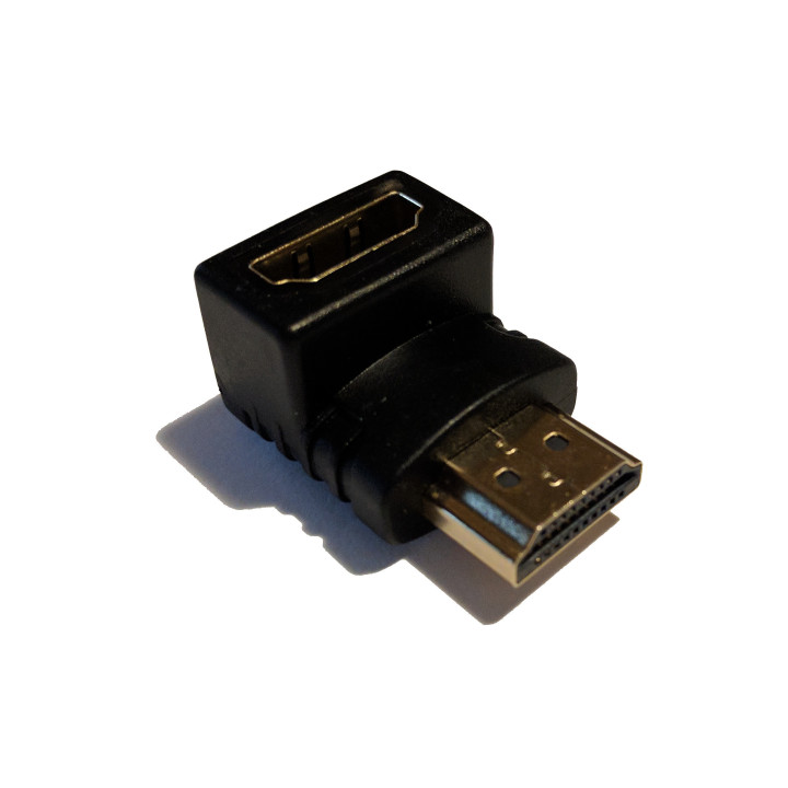 2 Pezzi Adattatore HDMI 90 e 270 gradi per TV Monitor Pc con HDMI