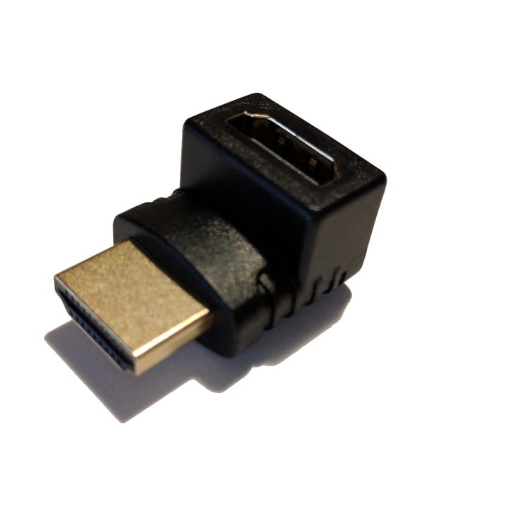 2 Pezzi Adattatore HDMI 90 e 270 gradi per TV Monitor Pc con HDMI