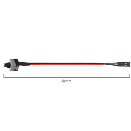 Pulsante PC Power Button Reset Cavo 50cm connettore 2 Pin