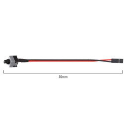 PC Button Power Button Reset Cable 50cm 2 Pin connector