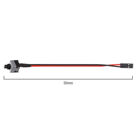 PC Button Power Button Reset Cable 50cm 2 Pin connector