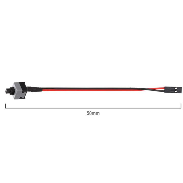 PC Button Power Button Reset Cable 50cm 2 Pin connector