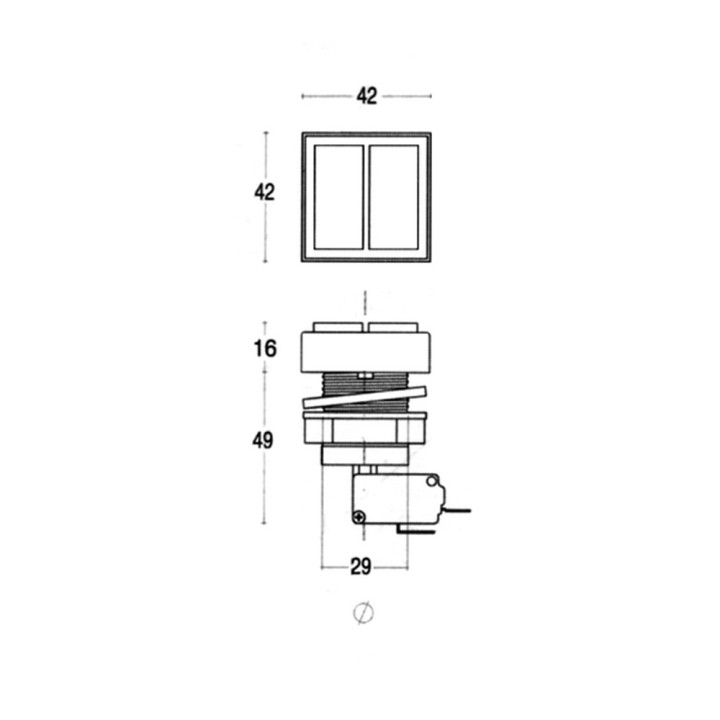 MOD 06/DQ Edierre Multi-Button - Double Button
