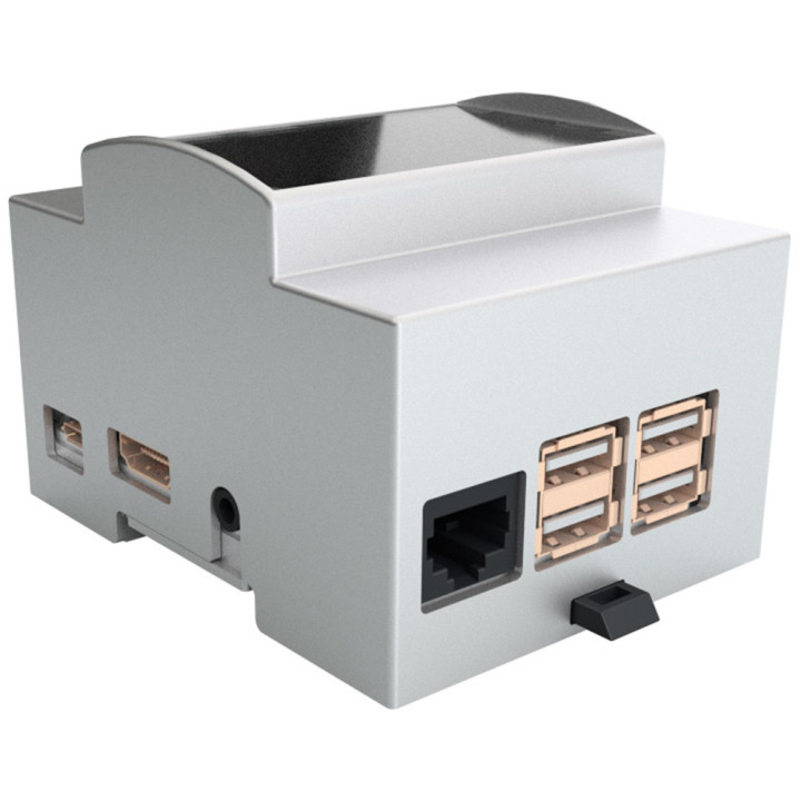 Case Modulare Raspberry PI3 su Guida DIN + Dissipatore - Italtronic
