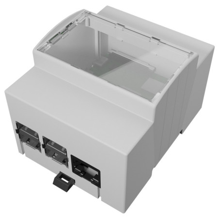 Case Modulare Raspberry PI4 su Guida DIN + Dissipatore